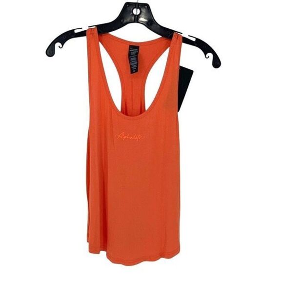 Alphalete Women’s RacerBack Activewear Tank Top Orange NWT Medium - Picture 1 of 6
